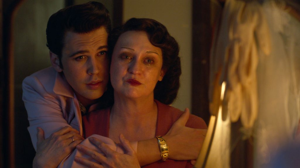 Elvis con la Madre Gladys