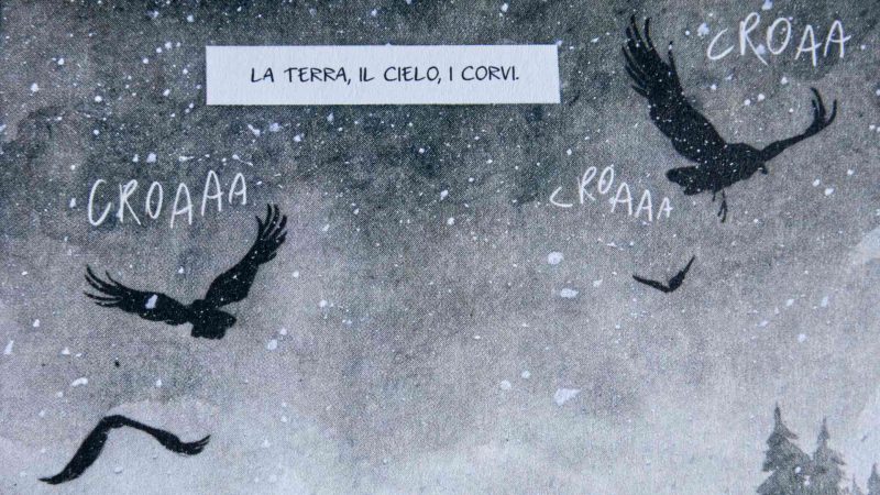 La terra, il cielo, i corvi