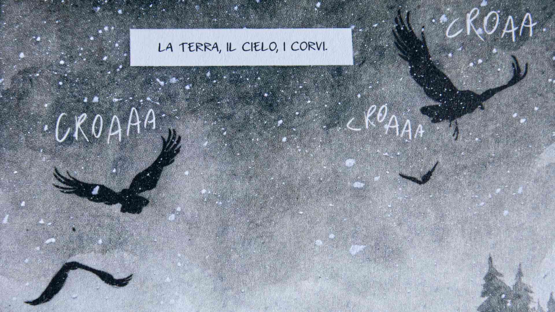 La terra, il cielo, i corvi