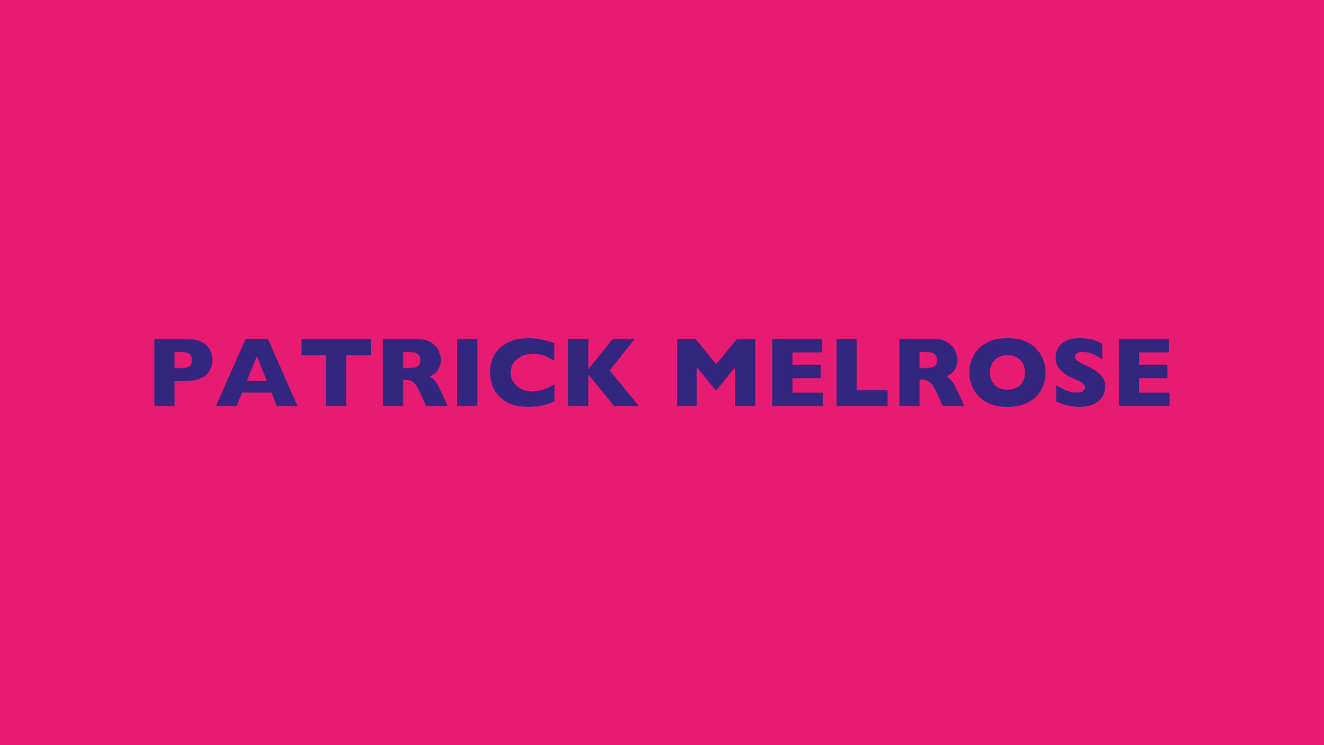 Patrick Melrose – il Dorian Gray di James Joyce